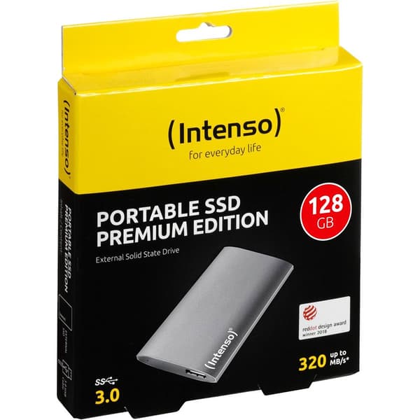 Intenso Externe 1.8 128gb Usb 3.0 Grå