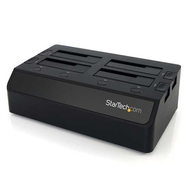 Startech Hdd/ssd Dockingstation Sdock4u33 Sdock4u33 2,5/3,5´´ 4 Bugter Sort
