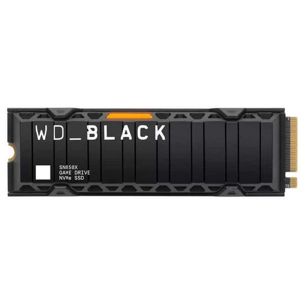 Western Digital Kølelegeme Sn850x 2 Tb Ssd Hårdt Køre M.2 Søvfarvet