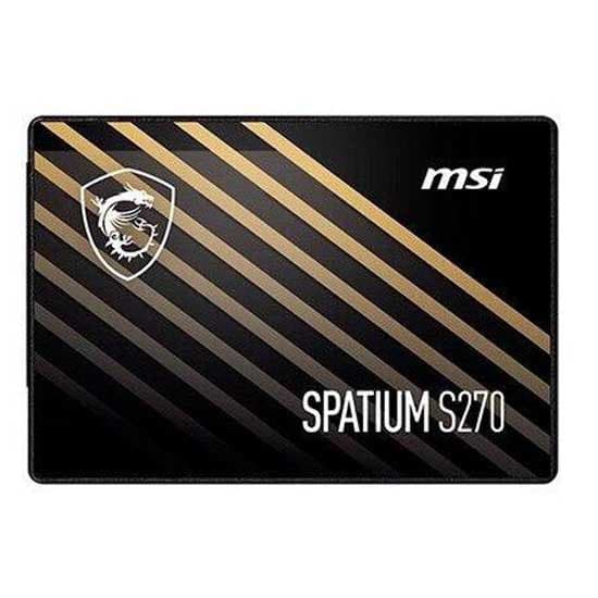 Msi Ssd Harddisk Spatium S270 480gb Gylden