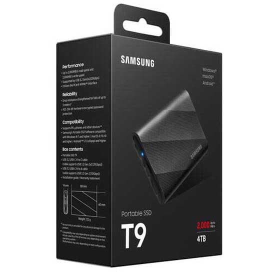 Samsung Ulkoinen Ssd-kiintolevy Mu-pg4t0b 4tb Musta