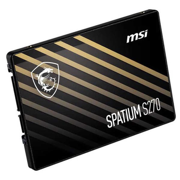 Msi Ssd Hårddisk Spatium S270 960gb Svart