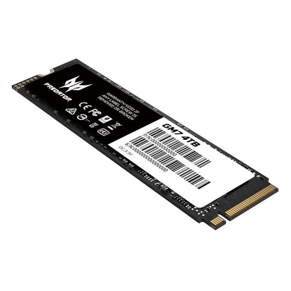 Acer Ssd-hårddisk M. Predator Gm7 4tb 2 Durchsichtig