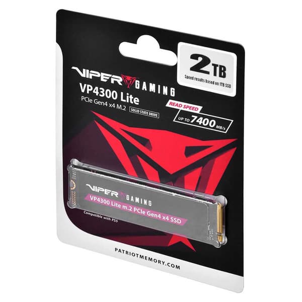 Patriot Ssd-hårddisk M. Vp4300l2tbm28h 2tb 2 Durchsichtig