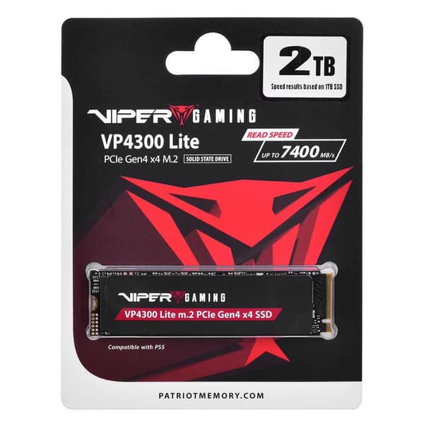 Patriot Ssd-hårddisk M. Vp4300l2tbm28h 2tb 2 Durchsichtig