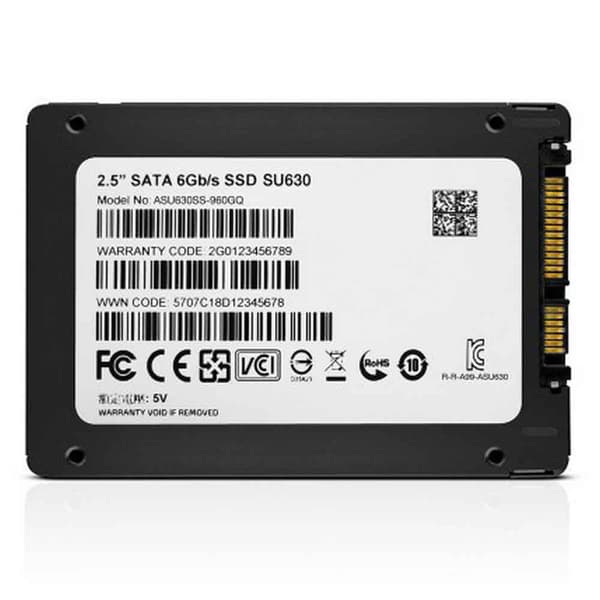 Adata Hårddisk Ssd Ultimate Su630 960gb Svart