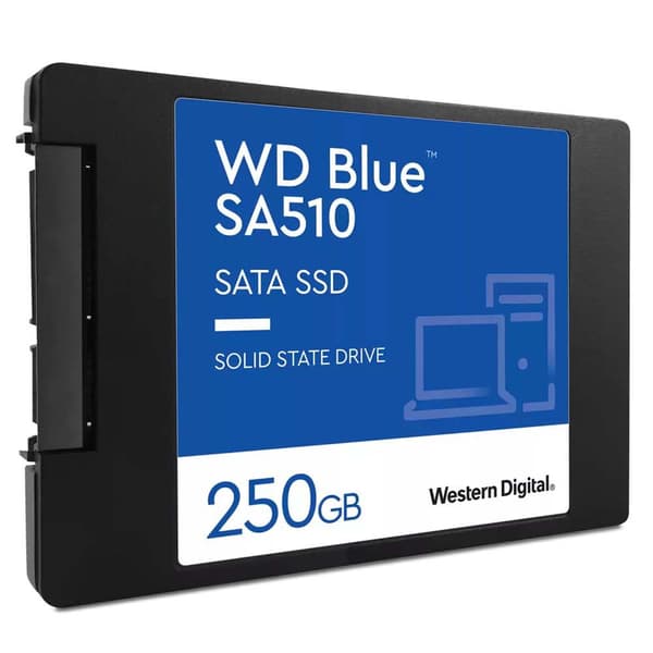 Western Digital Ssd Harddisk Wds250g3b0a 250gb Sort