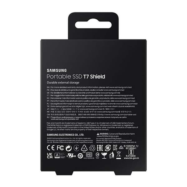 Samsung Ekstern Ssd-harddisk T7 Shield 4tb Søvfarvet