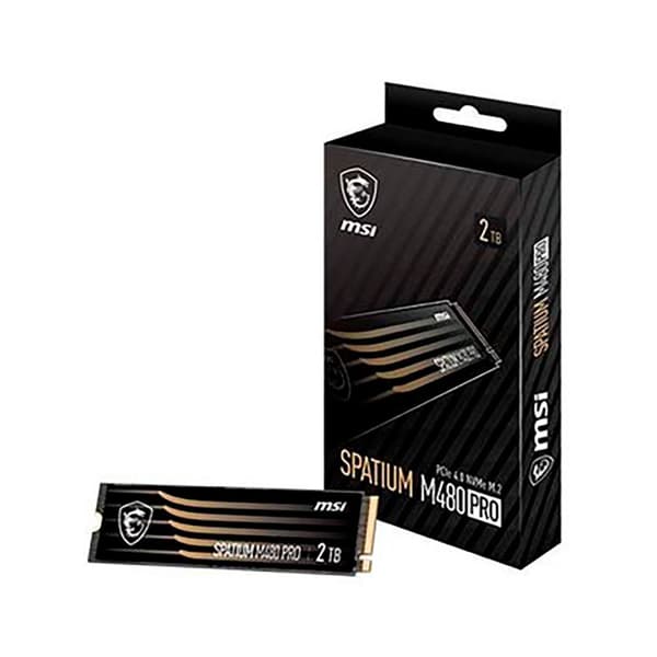 Msi Ssd-hårddisk M. Spatium M480 Pro 2tb 2 Svart