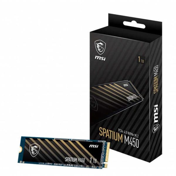 Msi Ssd-kiintolevy M. Spatium M450 1tb 2 Kirkas