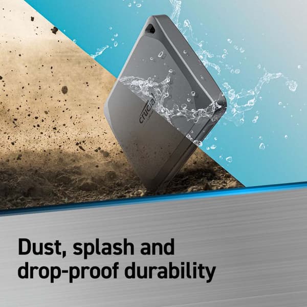 Crucial Extern Ssd Hårddisk X9 Pro 4tb Durchsichtig
