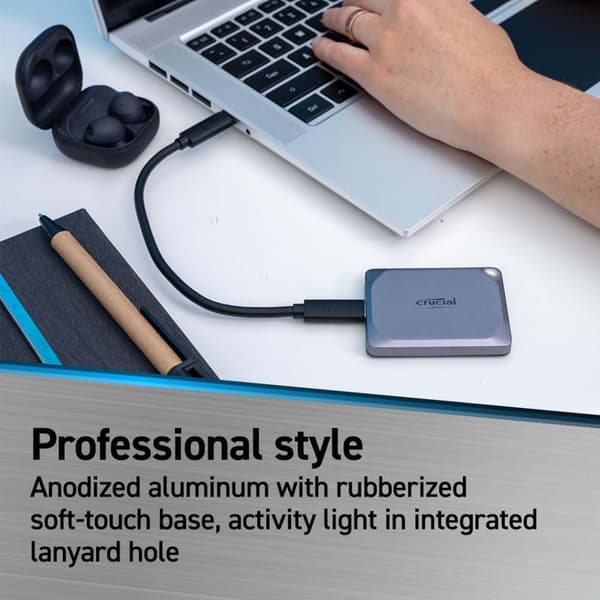 Crucial Extern Ssd Hårddisk X9 Pro 4tb Durchsichtig