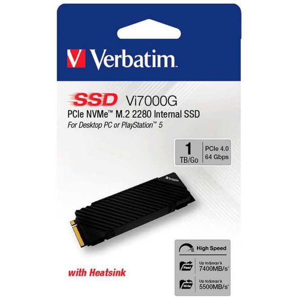 Verbatim Ssd-hårddisk M. Vi7000 1tb 2  One Size / One Size