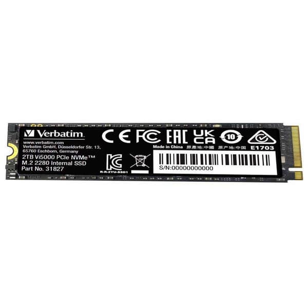 Verbatim Ssd-harddisk M. Vi5000 2tb 2  One Size / One Size