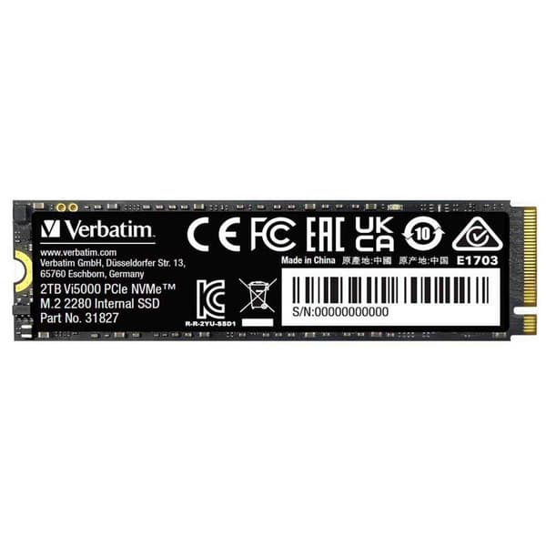 Verbatim Ssd-harddisk M. Vi5000 2tb 2  One Size / One Size
