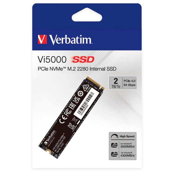 Verbatim Ssd-harddisk M. Vi5000 2tb 2  One Size / One Size