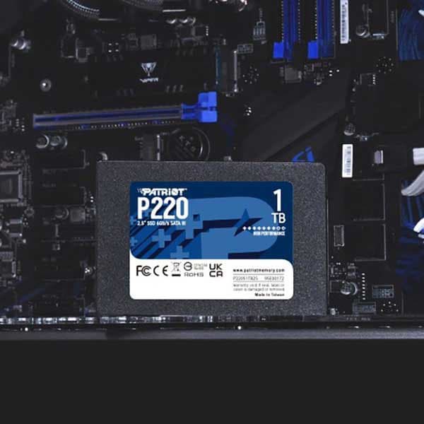 Patriot Ssd Hårddisk P220s1tb25 1tb Durchsichtig