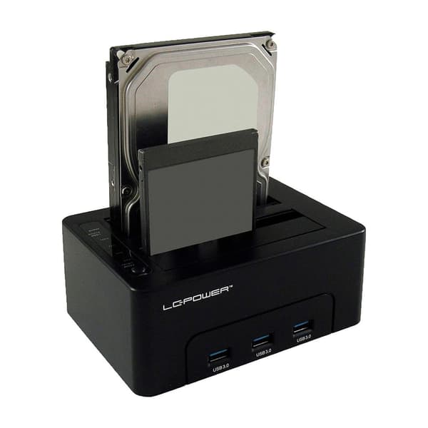 Lc Power Yhteysasema Lc-dock-u3-hub Musta