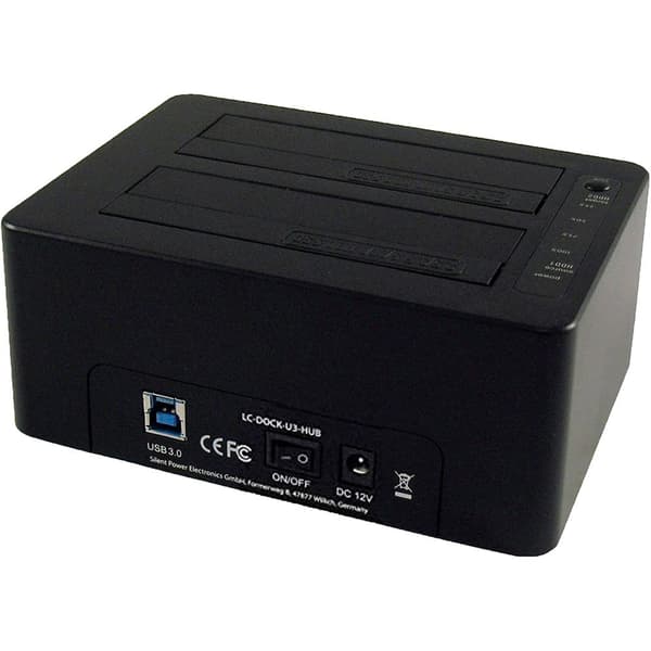 Lc Power Yhteysasema Lc-dock-u3-hub Musta