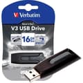 Miniatyrbild 1 av 4: USB Key V3 32GB - Store'n'Go - VERBATIM - Grå - USB 3.0