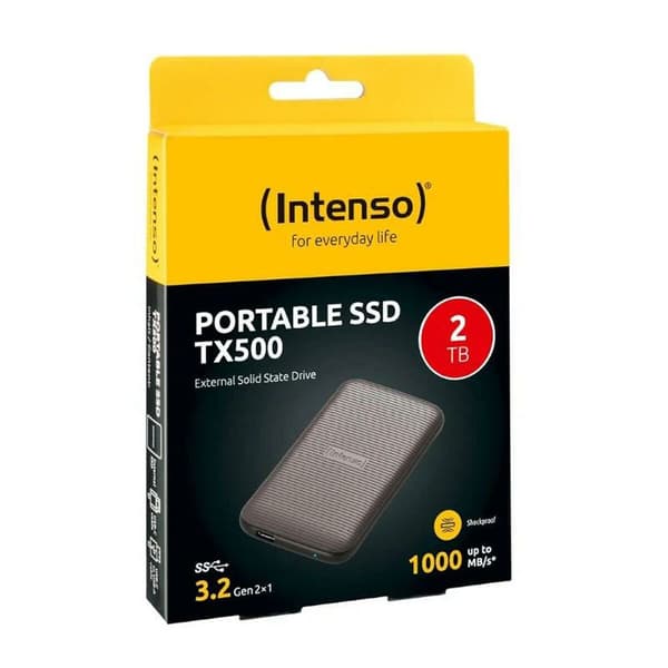 Intenso Extern Ssd Hårddisk Tx500 Usb-c 3.2 Gen 2x1 2tb