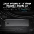 Miniatyrbild 2 av 6: CORSAIR MP700 PRO - SSD - 1TB - intern - M.2 2280 - PCI Express 5.0 x4 (NVMe) - 256-bitars AES (CSSD-F1000GBMP700PRO)