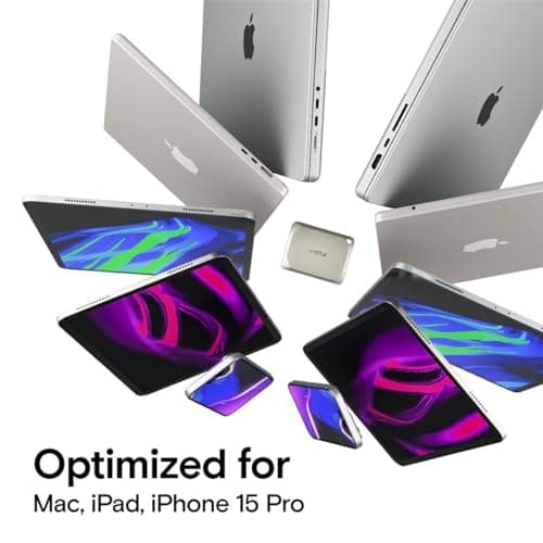 Crucial X9 Pro til Mac 4TB bærbar SSD USB 3.2 Gen2 (CT4000X9PROMACSSD9B)
