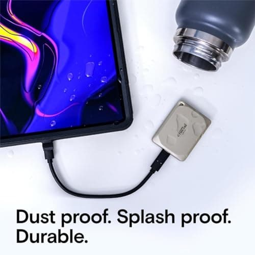 Crucial X9 Pro til Mac 4TB bærbar SSD USB 3.2 Gen2 (CT4000X9PROMACSSD9B)