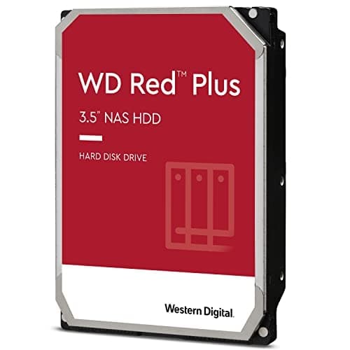 WD Red Plus WD80EFPX - harddisk - 8 TB - intern - 3,5" (8,9 cm) - SATA 6 Gb/s - 5640 rpm - buffer: 256 MB (WD80EFPX)