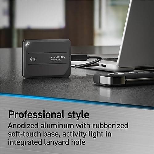 Crucial X10 Pro 2TB bærbar SSD