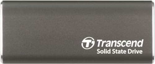 Transcend ekstern SSD 1TB ESD265C 10Gbps, Type C - TS1TESD265C