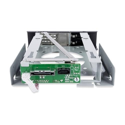 Vi-Ra. IcyDock 1x 3,5" SATA i 1x 5,25" bås mobil rackblæser (MB171SP-1B)