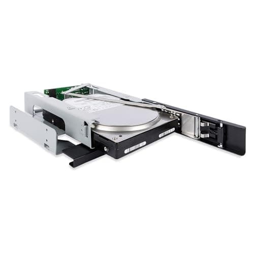 Vi-Ra. IcyDock 1x 3,5" SATA i 1x 5,25" bås mobil rackblæser (MB171SP-1B)