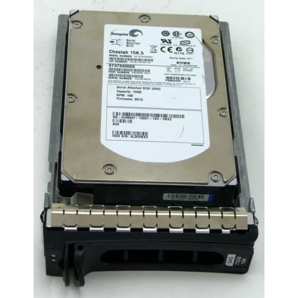 Dell UM837 SAS 3.5 15Krpm 72 Gigas hårddisk- USED