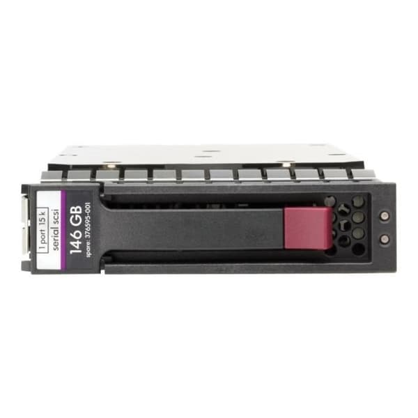 HP-hårddisk - 146 GB - hot-swapbar - SAS - 2,5" SFF - 10000 RPM- USED