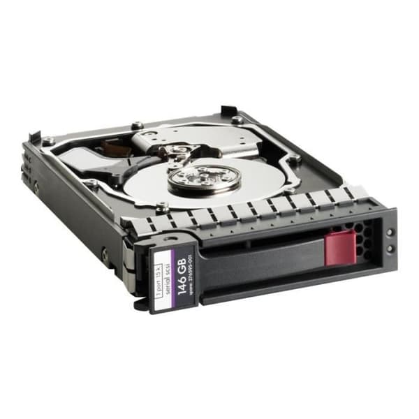 HP-hårddisk - 146 GB - hot-swapbar - SAS - 2,5" SFF - 10000 RPM