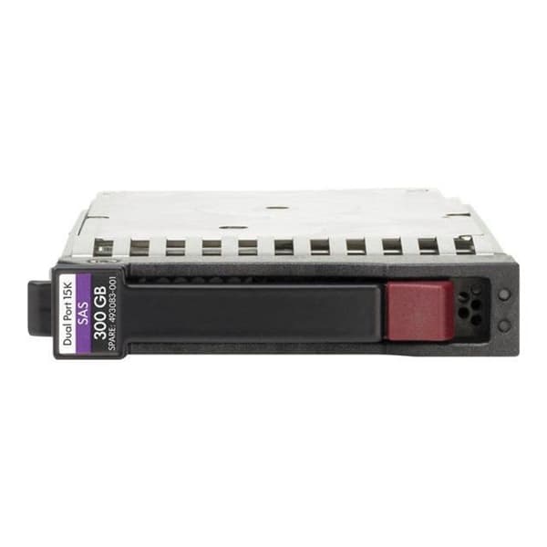 HP Dual Port Enterprise hårddisk - 300 GB - hot swappable - 2,5" SFF - SAS - 10000 rpm- REFURBISHED