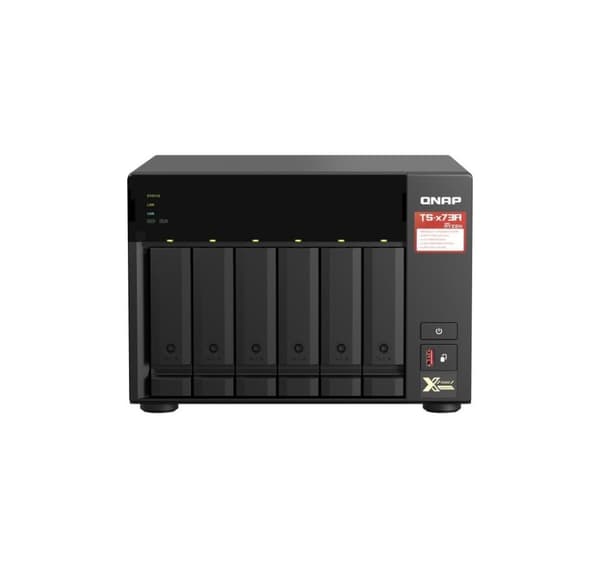 NAS lagringstorn 6bay 8gb/ts-673a-8g Qnap Svart