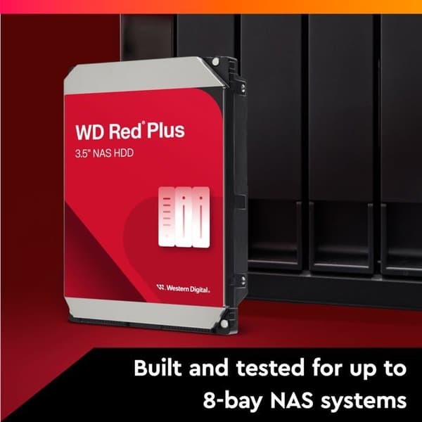 WD Red Plus WD80EFPX - hårddisk