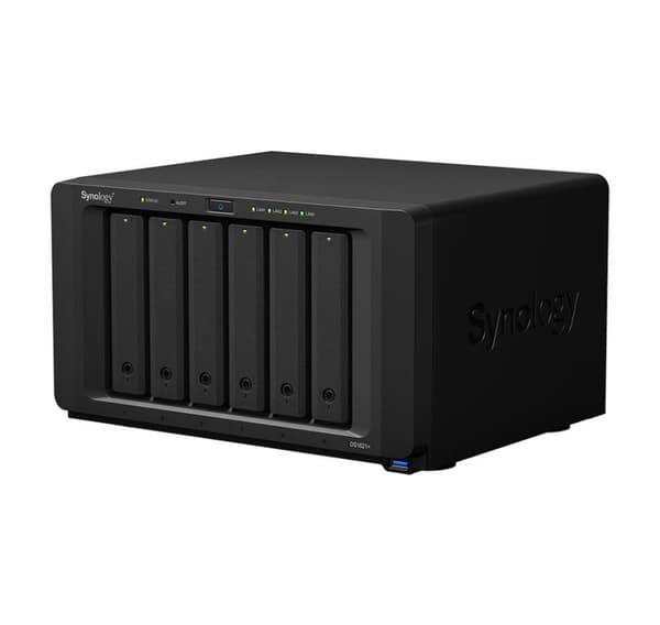 Nas lagringstorn 6bay/no hdd ds1621+, Synology Svart