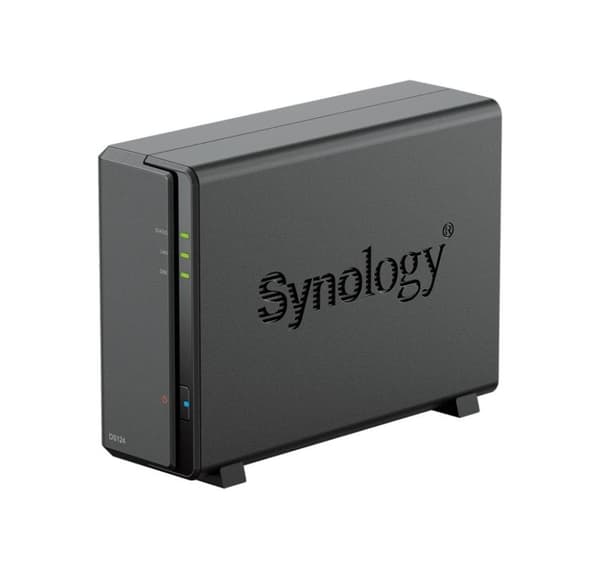 Nas lagringstorn 1bay/no hdd ds124, Synology