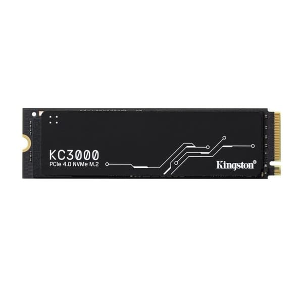 Ssd, Kingston, kc3000 (4tb, m.2, pcie, nvme, 3d tlc, skrivehastighed 7000 mbytes/sek., læsehastighed 7000 mbytes/sek., 3,5 mm)