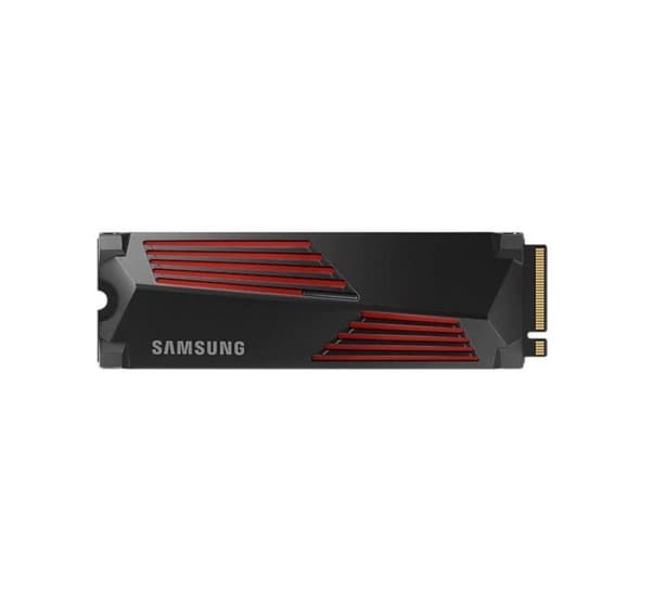 SSD Samsung 990 pro jäähdytyselementillä (2tb, m.2, pcie, nvme, mlc, kirjoitusnopeus 6900 mbytes/s, lukunopeus 7450 mbytes/s, 2,3mm)