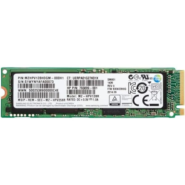 HP - SSD - 256 GB - intern - M.2 2280 - PCI Express 3.0 x4 (NVMe)