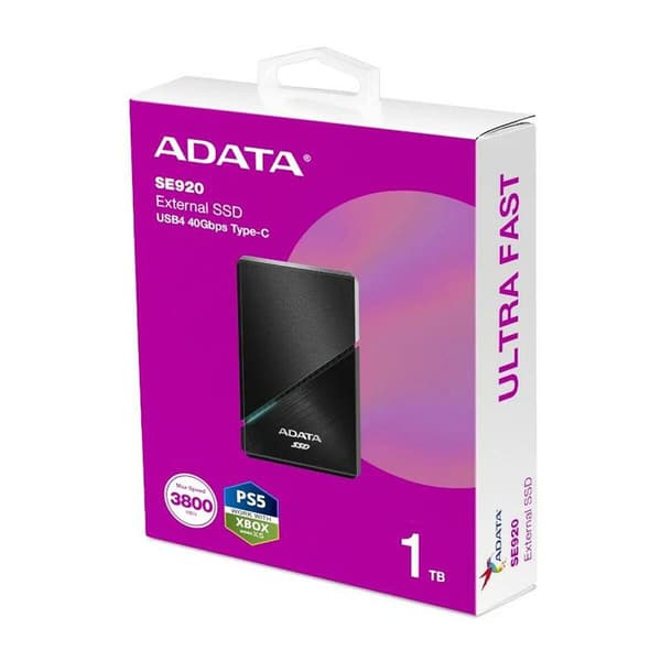 A-data Ekstern Ssd-harddisk Se920 1tb Usb4