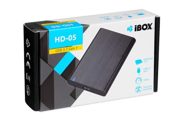 I-BOX HD-05 HOUSING OUT 2,5" USB 3.1 GEN.1 SORT