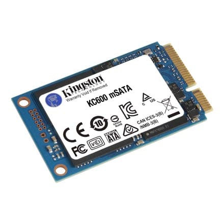 Kingston | KC600 | 1000 GB | SSD-formfaktor | SSD-gränssnitt mSATA | Läshastighet 550 MB/s | Skrivhastighet 520 MB/s