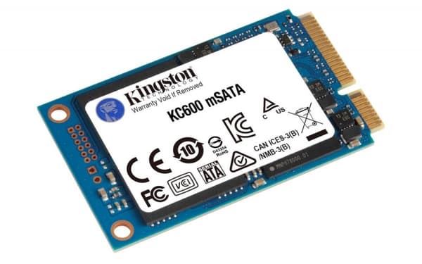 Kingston | KC600 | 512 Gt | SSD-levyn muotokerroin | SSD-liitäntä mSATA | Lukunopeus 550 MB/s | Kirjoitusnopeus 520 MB/s