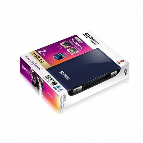 Silicon Power | Armor A80 2TB | 2000 GB | 2.5 "" | USB 3.1 | Blå