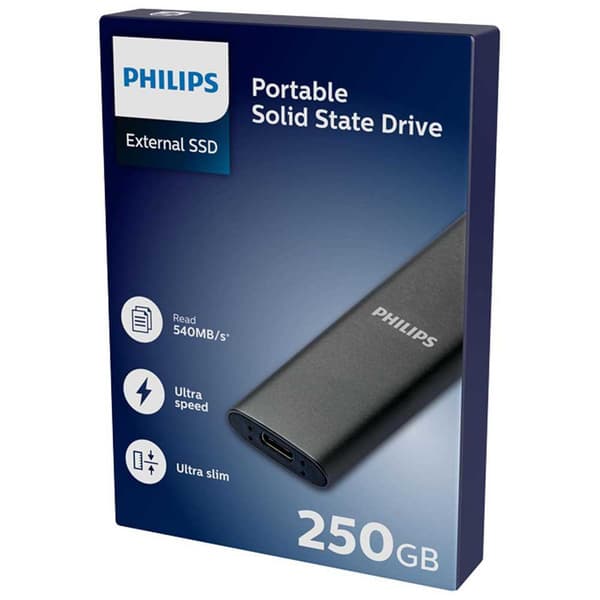 Philips Fm25ss030p M.2 250 Gb Ekstern Ssd-harddisk